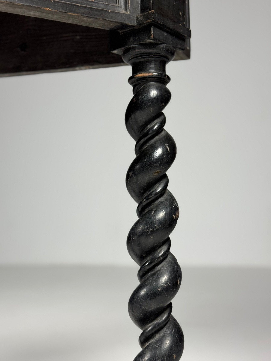 Console du XIXe siècle, noire-photo-3