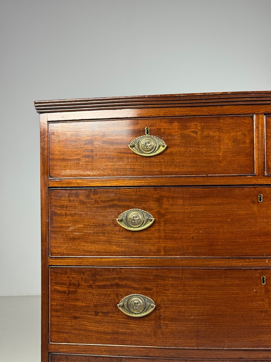English Mahogany Chest Of Drawers-photo-2