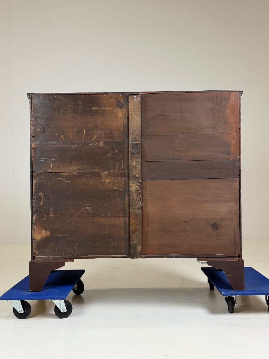 English Mahogany Chest Of Drawers-photo-8