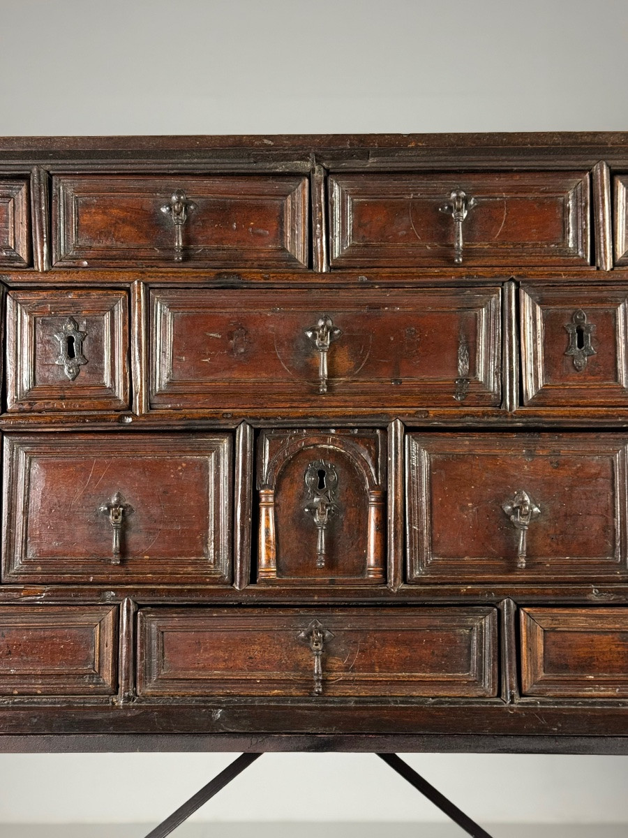 Spanish Vargueño, Circa 1700, Walnut Wood-photo-2