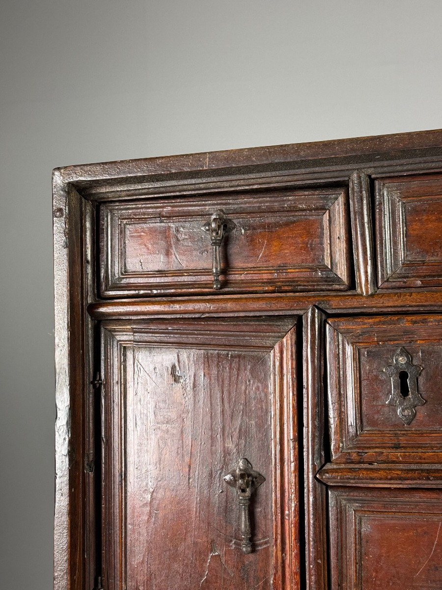 Spanish Vargueño, Circa 1700, Walnut Wood-photo-3