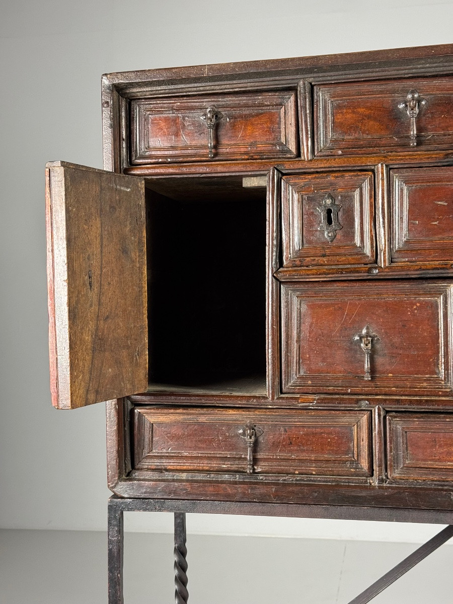 Spanish Vargueño, Circa 1700, Walnut Wood-photo-6