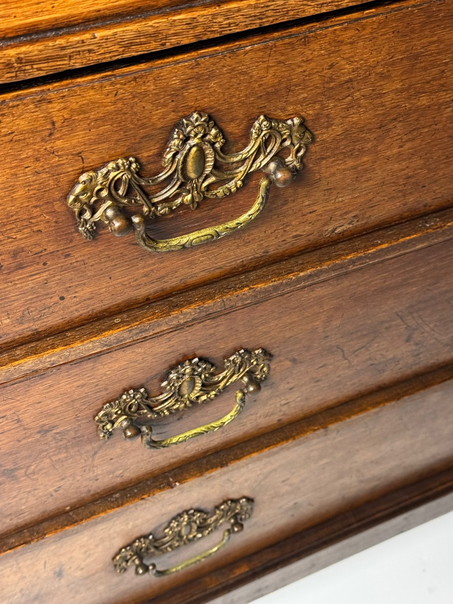 Cabinet hollandais en chêne du XVIIIe siècle-photo-6