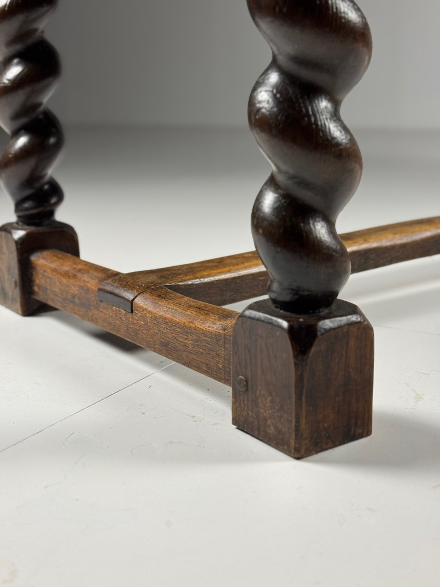 Dining Table With Turned Legs, Circa 1800-photo-7