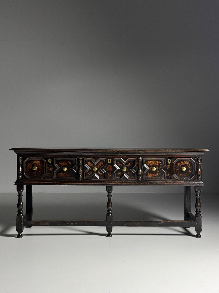 Commode anglaise William & Mary, XVIIe siècle-photo-2