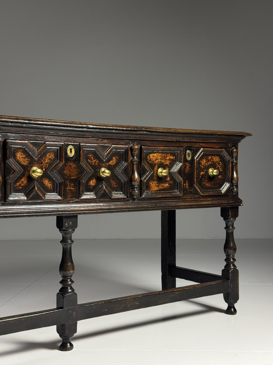 Commode anglaise William & Mary, XVIIe siècle-photo-8