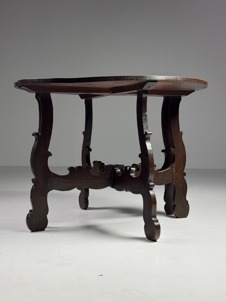 Set Of 2 Italian Half-moon Tables-photo-1