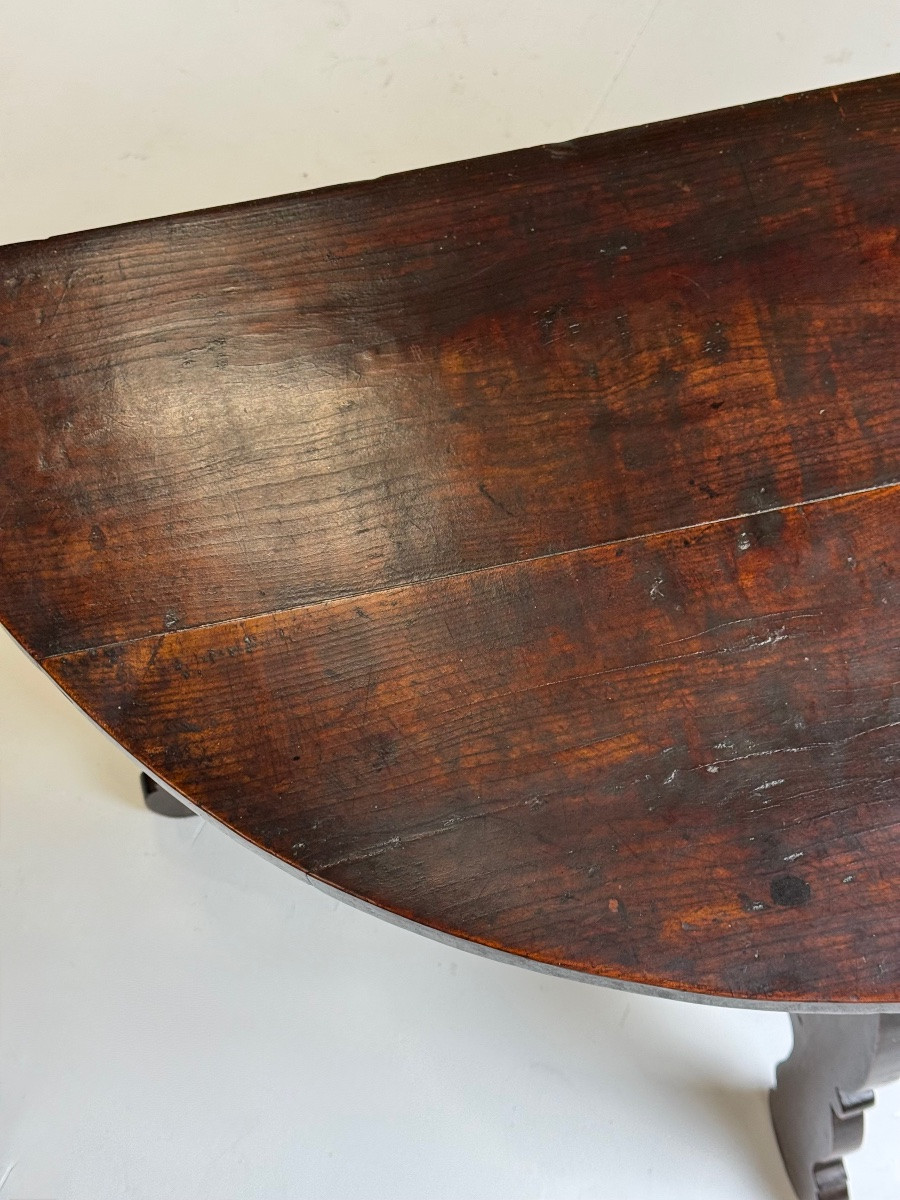Set Of 2 Italian Half-moon Tables-photo-6