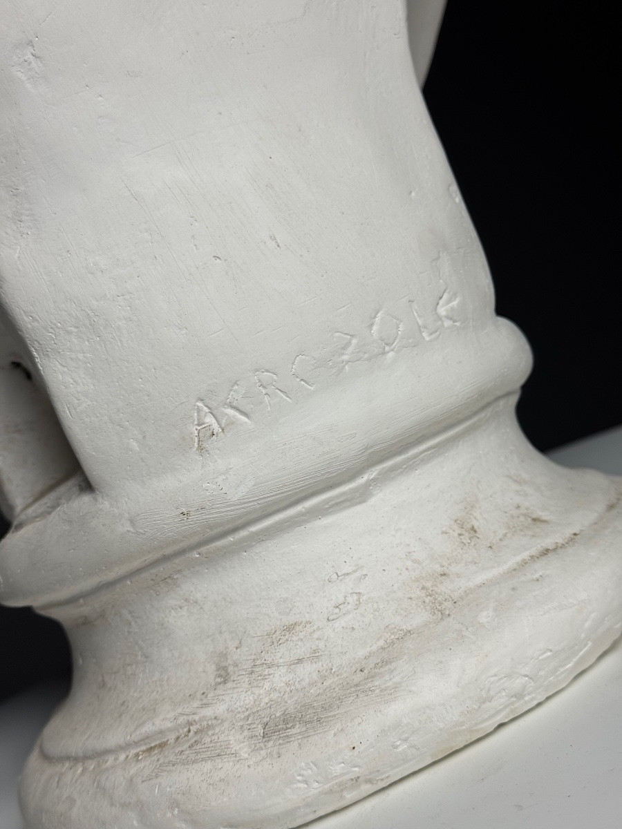 Bust Of Caracalla On The Telephone, Plaster-photo-3