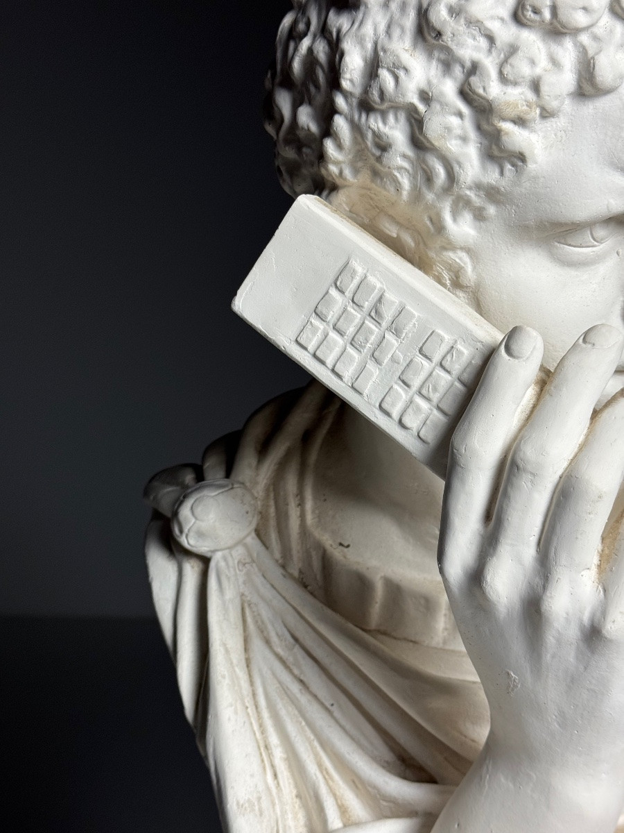 Bust Of Caracalla On The Telephone, Plaster-photo-5