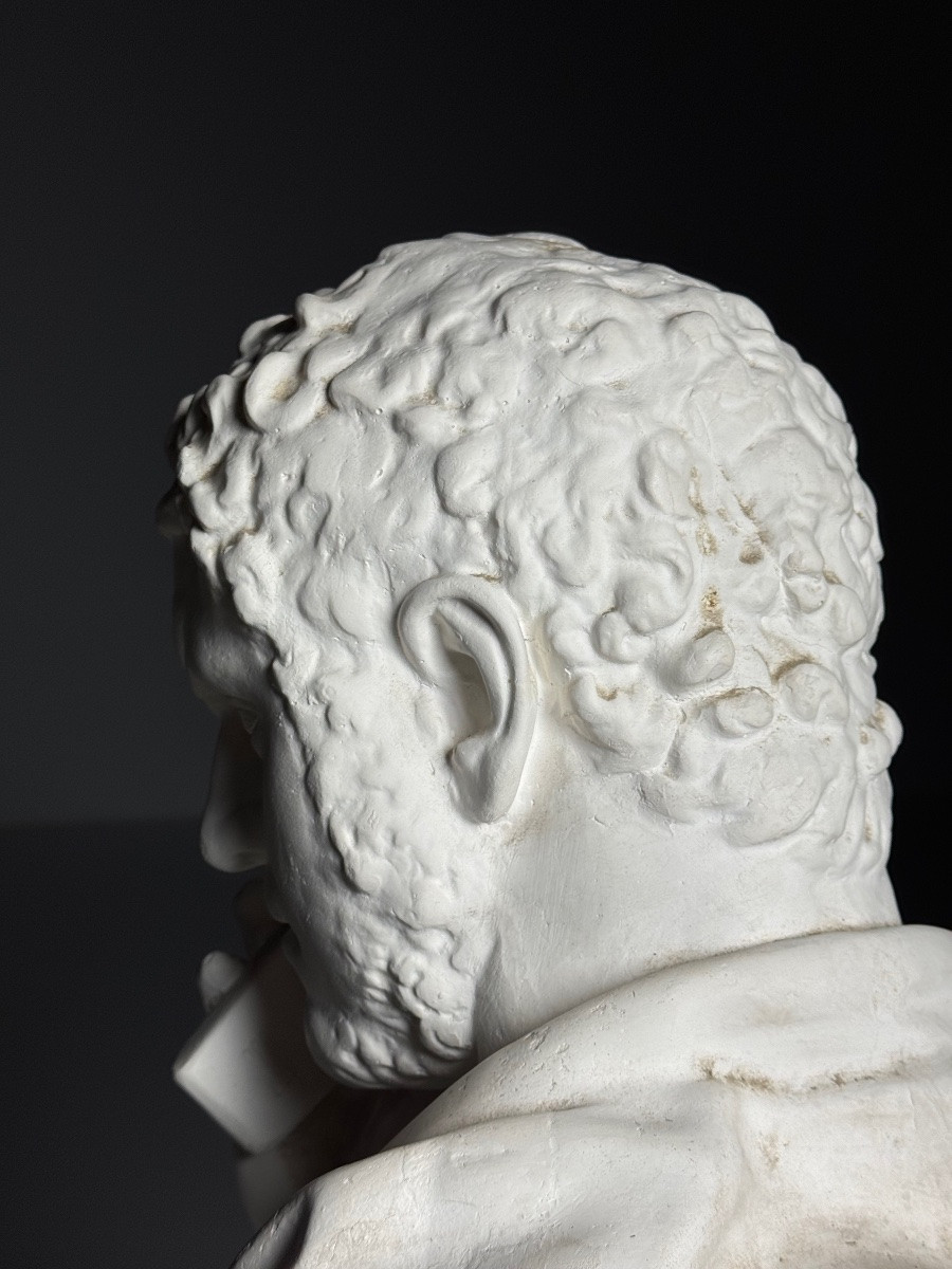 Bust Of Caracalla On The Telephone, Plaster-photo-8