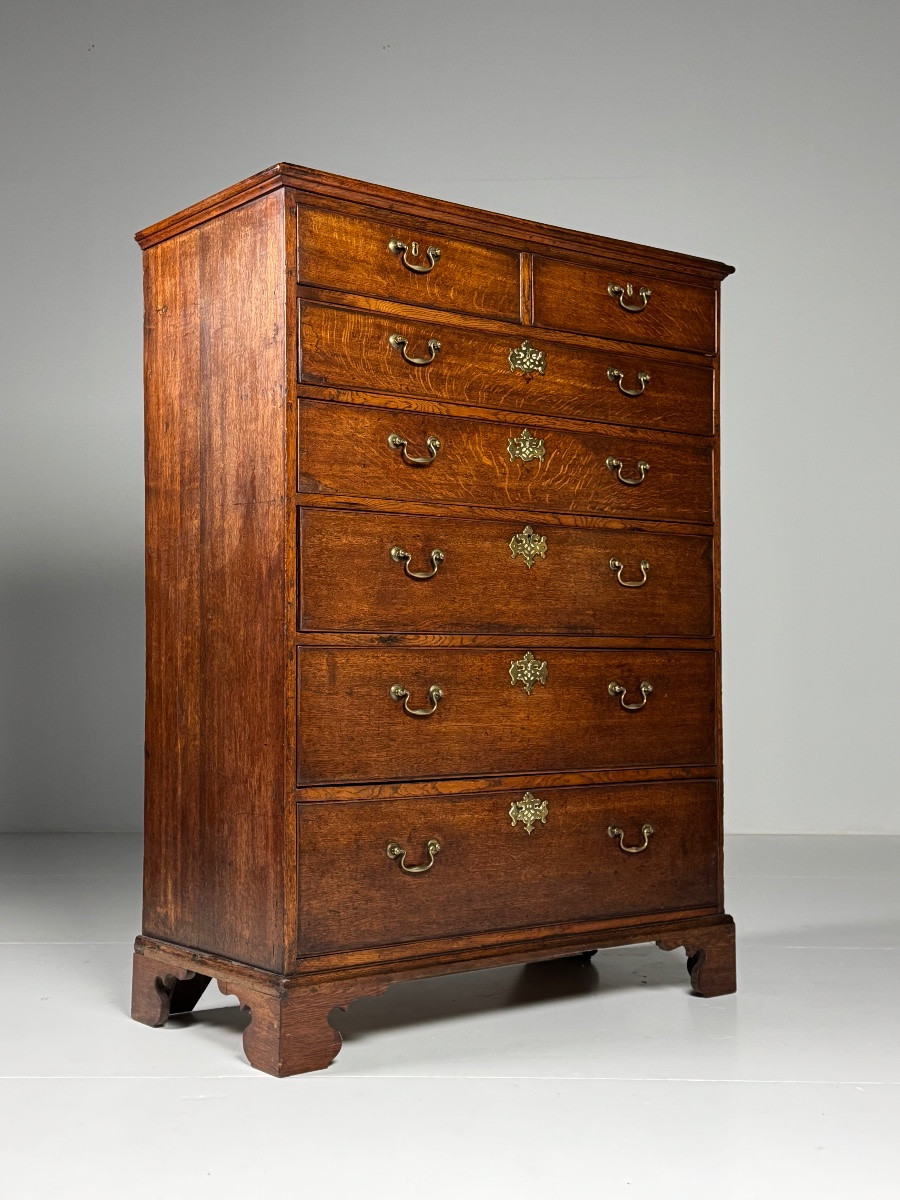 Commode anglaise du XVIIIe siècle-photo-2