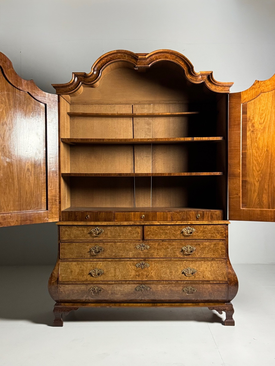 Cabinet hollandais, vers 1780, noyer-photo-4