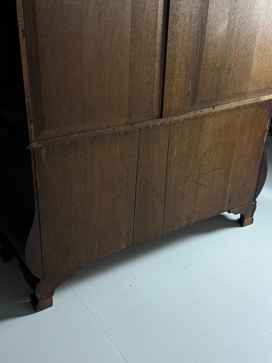 Cabinet hollandais, vers 1780, noyer-photo-6