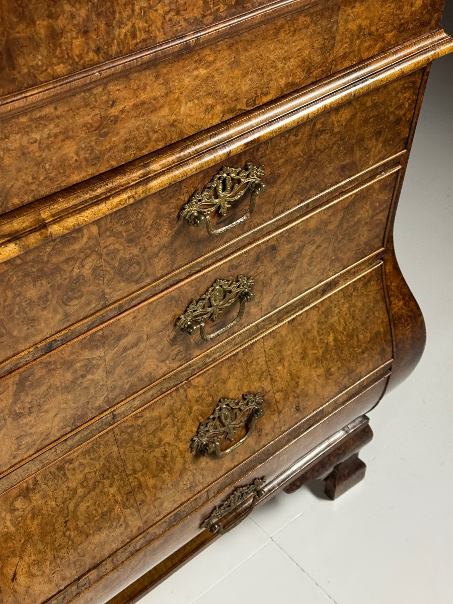 Cabinet hollandais, vers 1780, noyer-photo-8