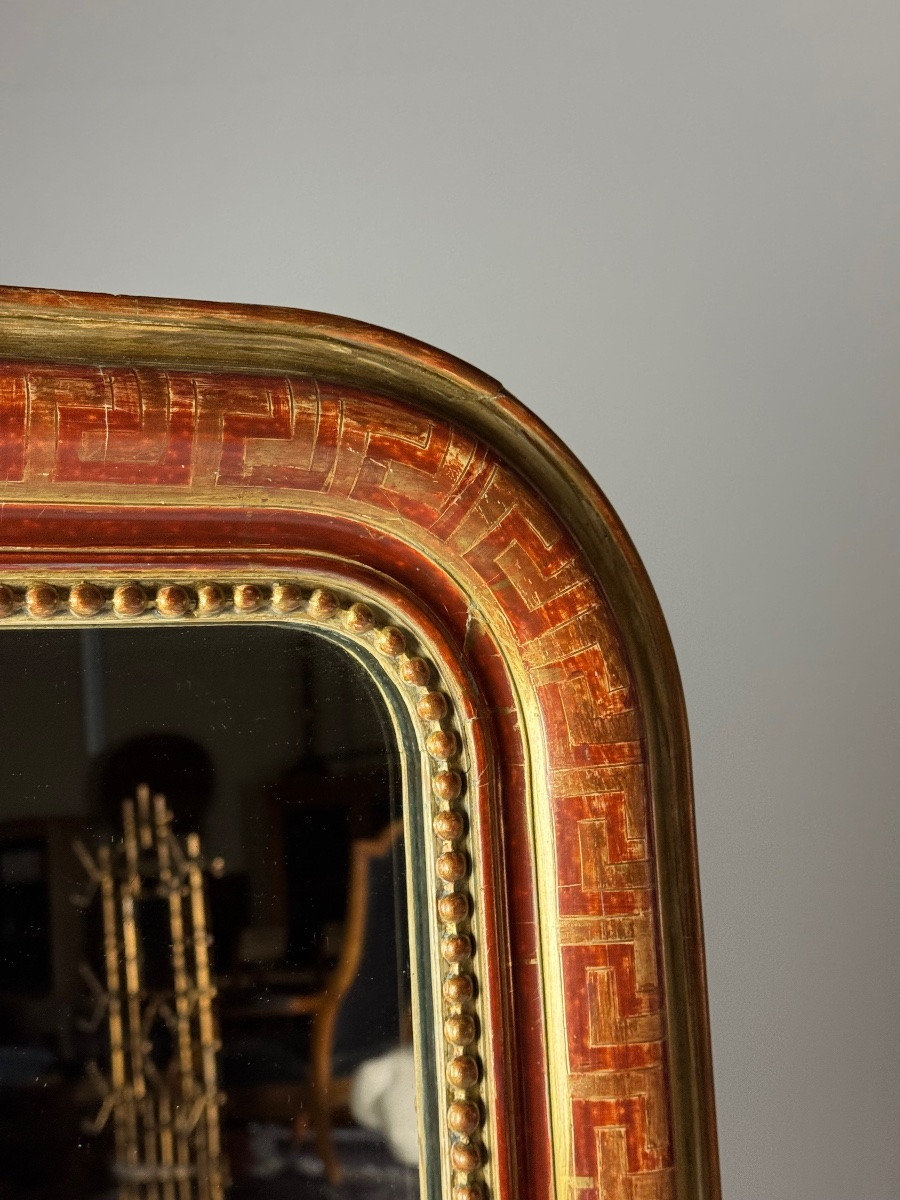 Miroir Louis Philippe XIXe siècle 180 cm-photo-2