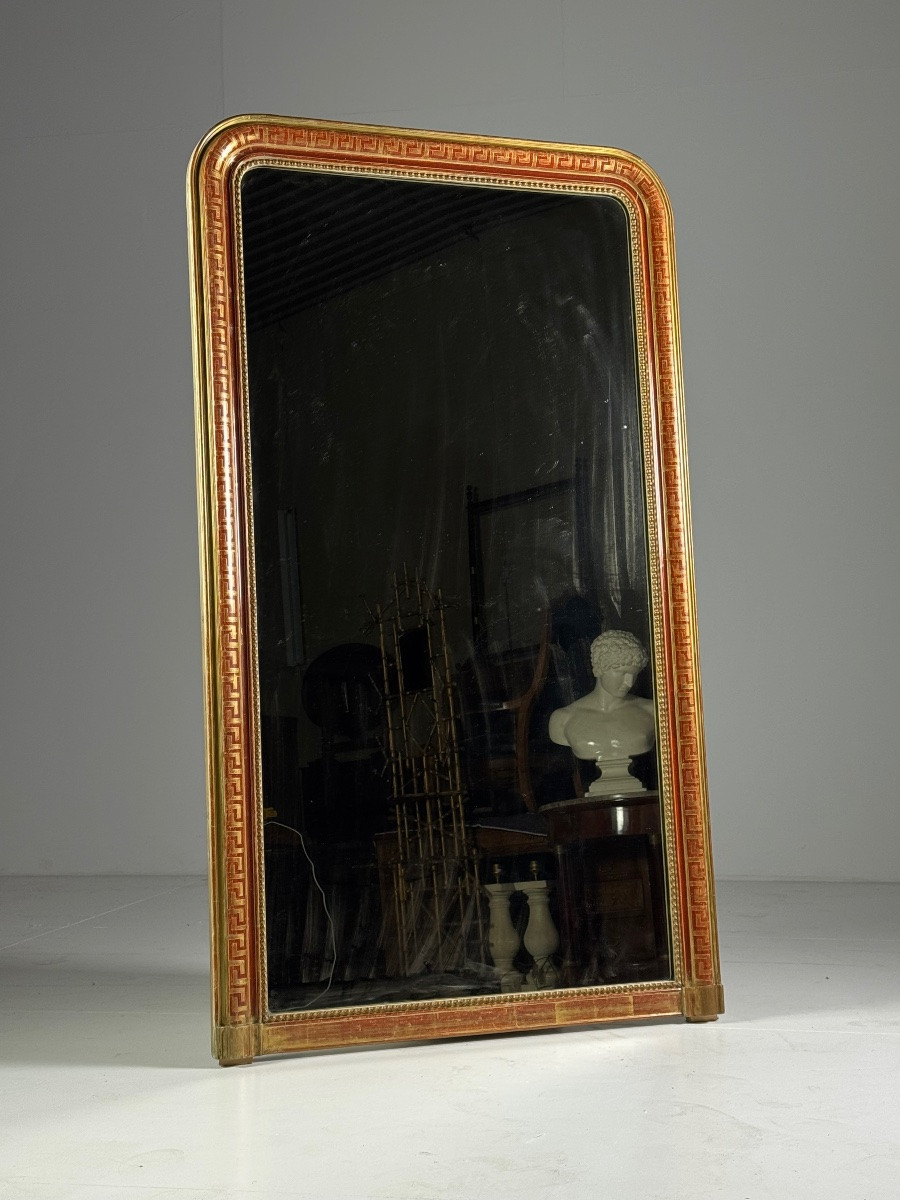 Miroir Louis Philippe XIXe siècle 180 cm-photo-4