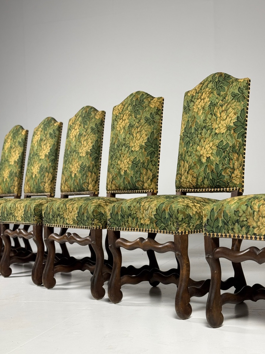 Set Of 3 Os De Mouton Bone Chairs-photo-3