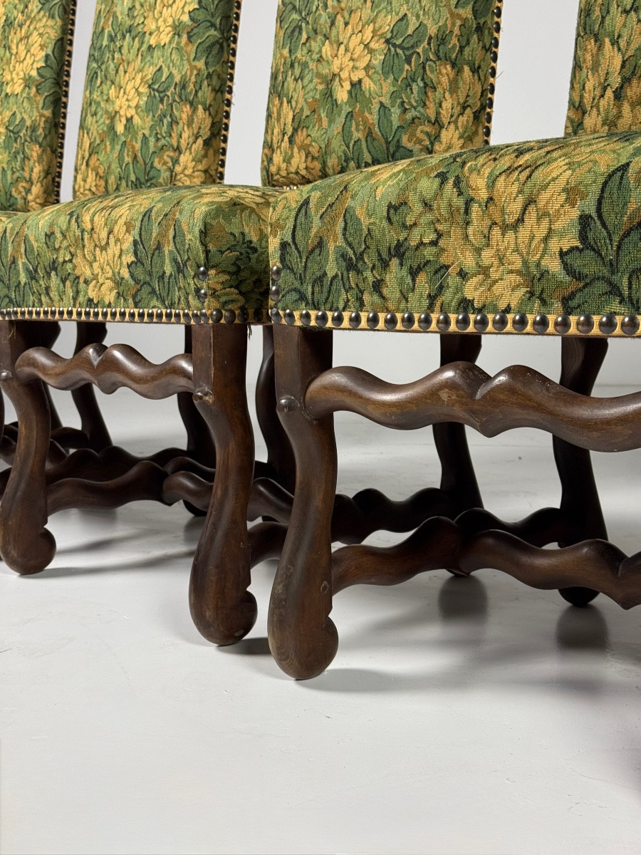 Set Of 3 Os De Mouton Bone Chairs-photo-8