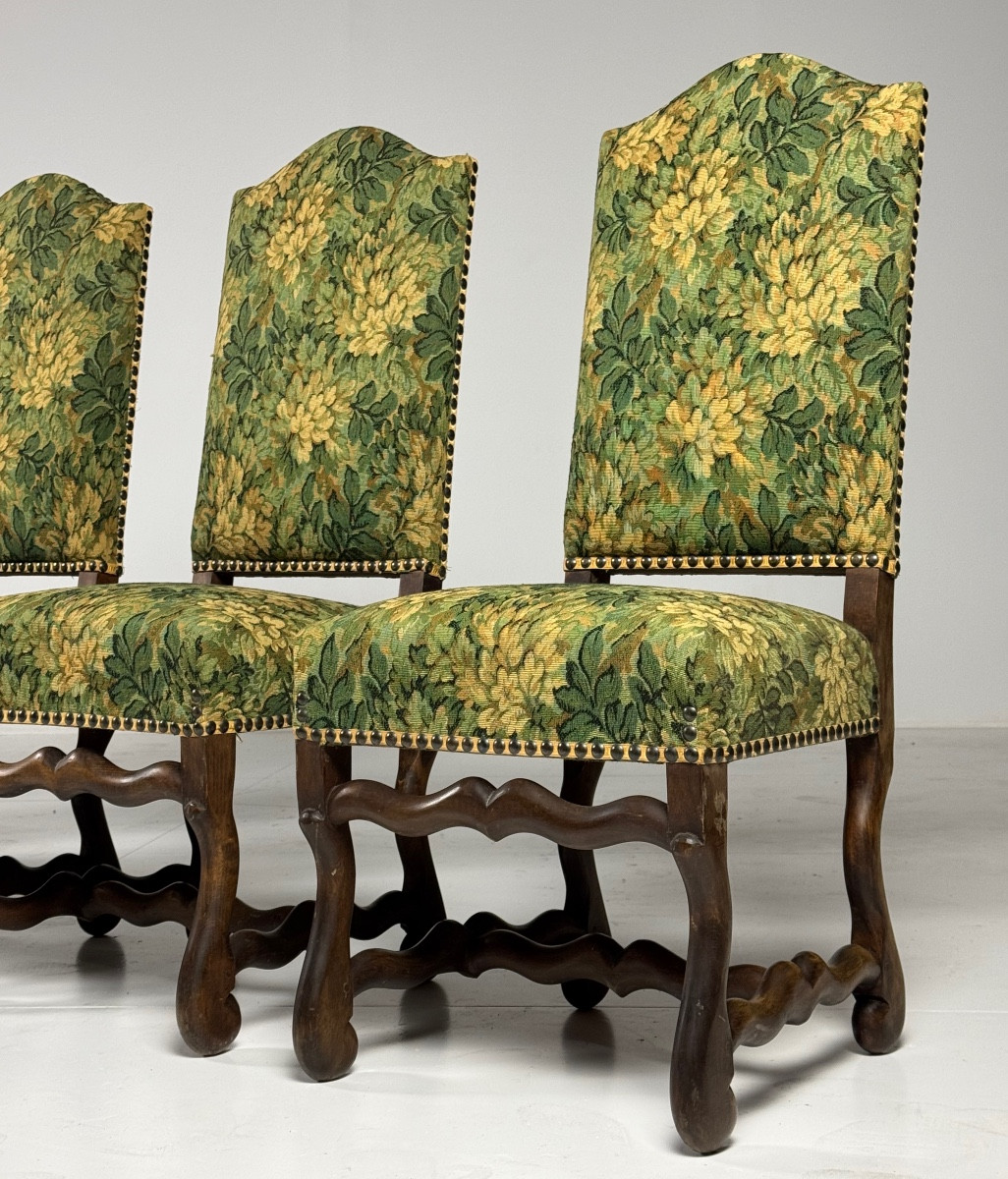 Set Of 3 Os De Mouton Bone Chairs