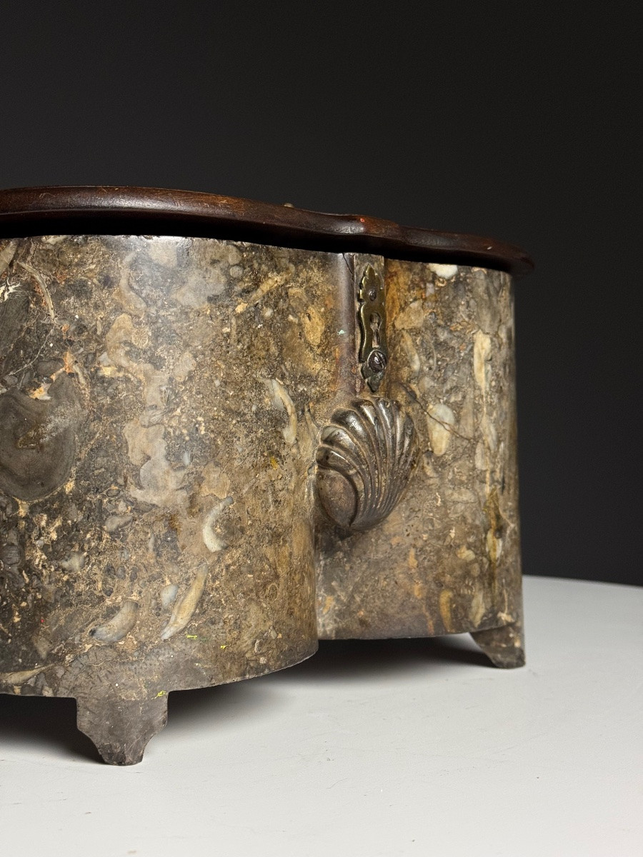 18th-century Marble Viscera Box-photo-1