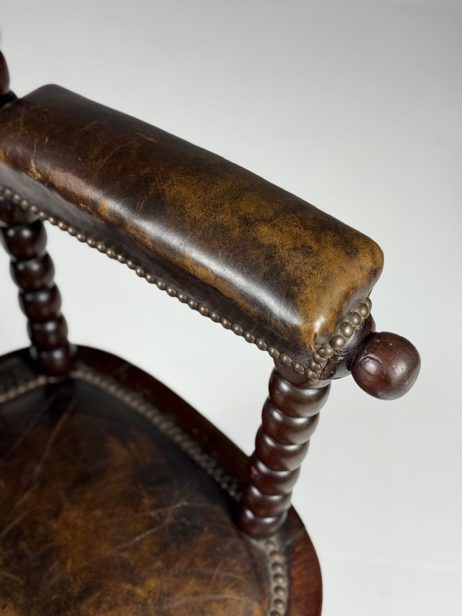 Fauteuil à bascule Bobbin vintage-photo-7