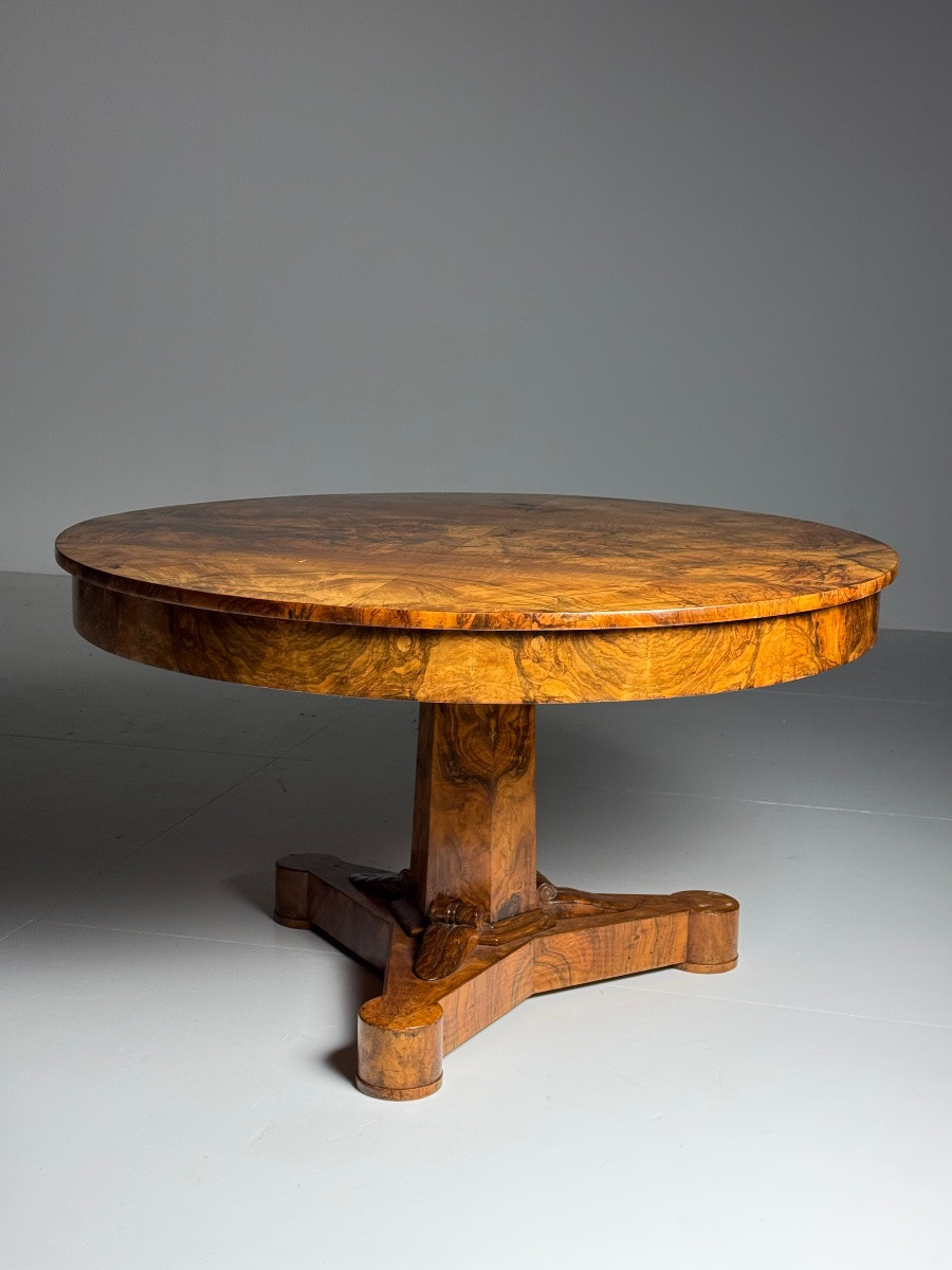 19th Century Biedermeier Center Table-photo-3