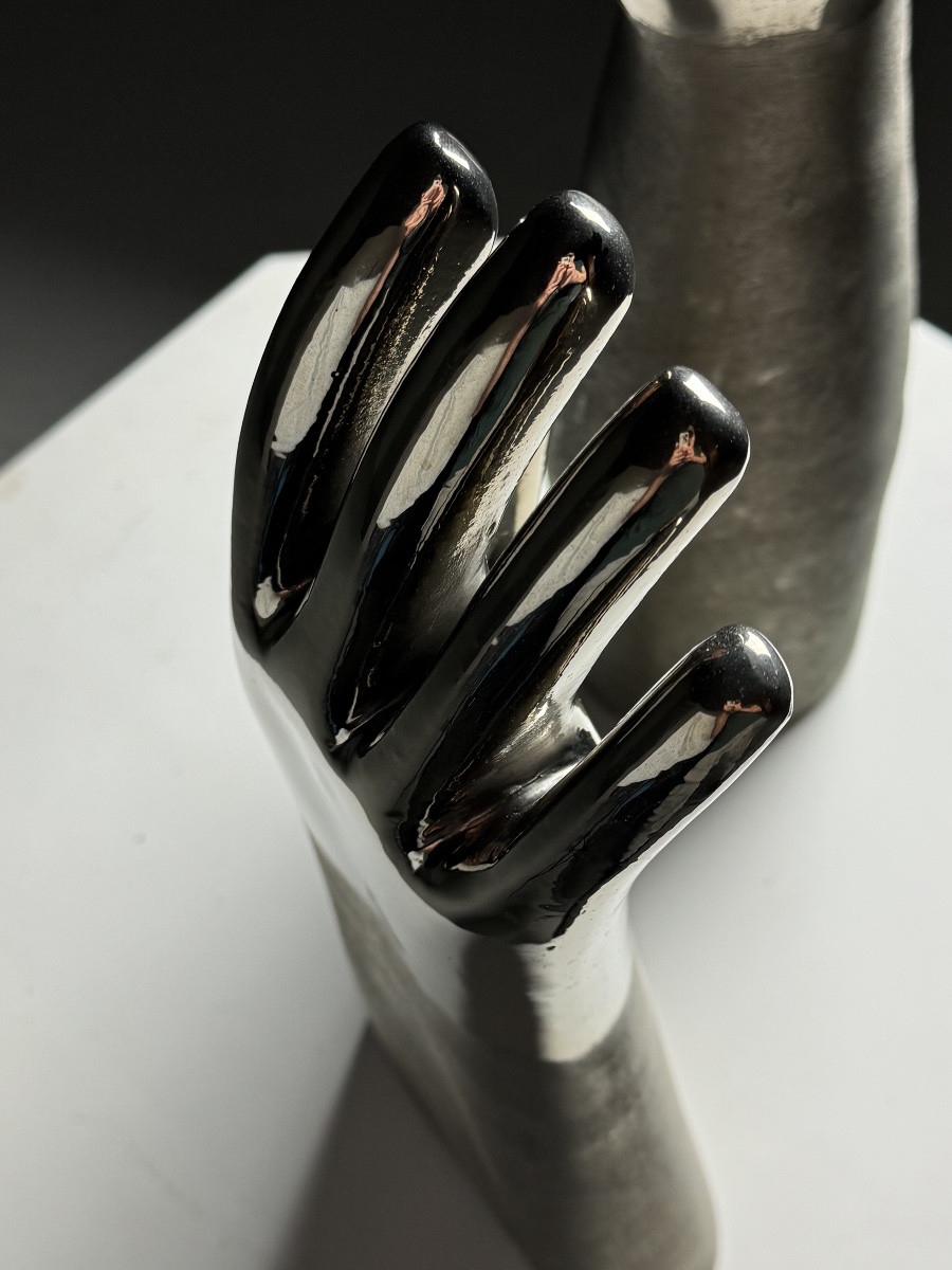 2x Bras décoratif en nickel cuivré-photo-2