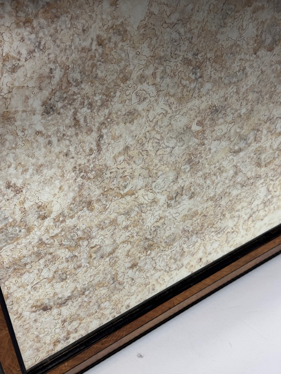 20th Century Wavy Framed Mirror-photo-4