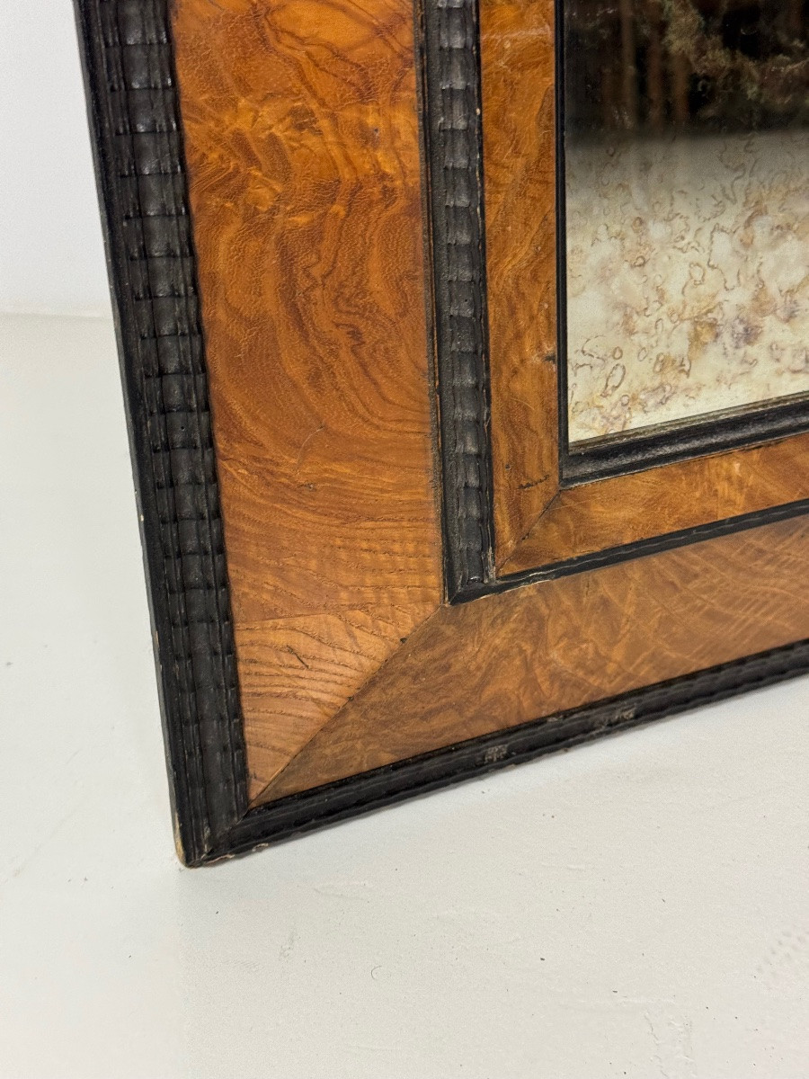 20th Century Wavy Framed Mirror-photo-2