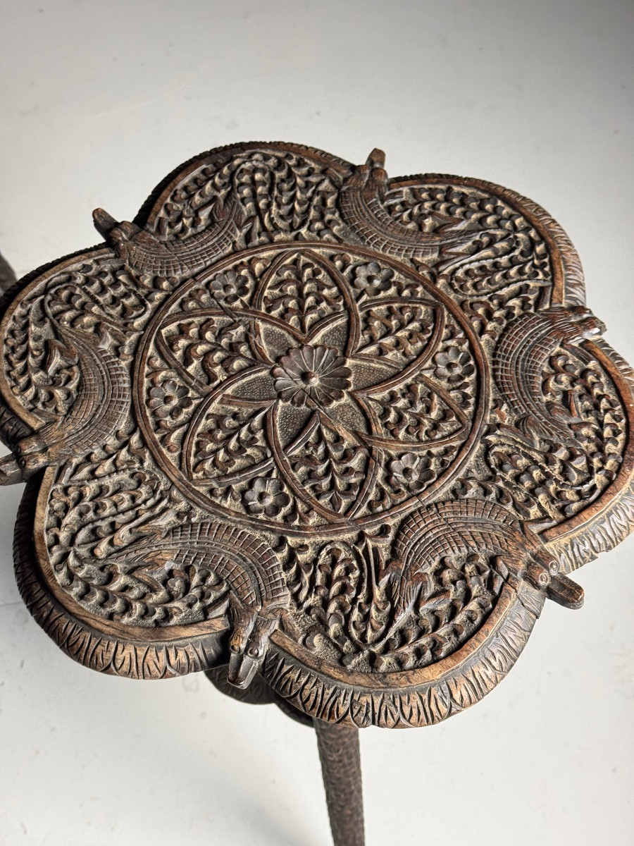 Set Of 2 Asian Side Tables-photo-2