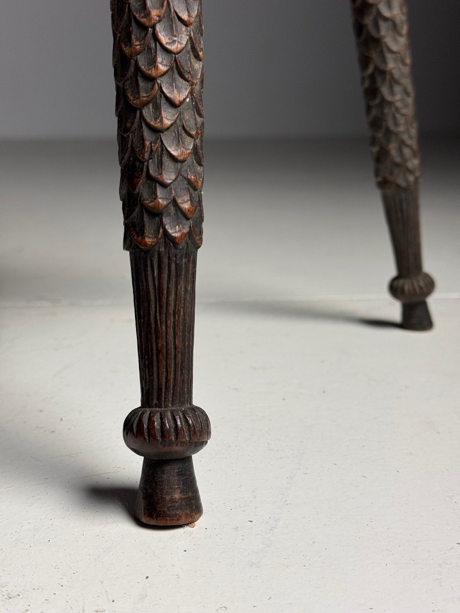 Set Of 2 Asian Side Tables-photo-3