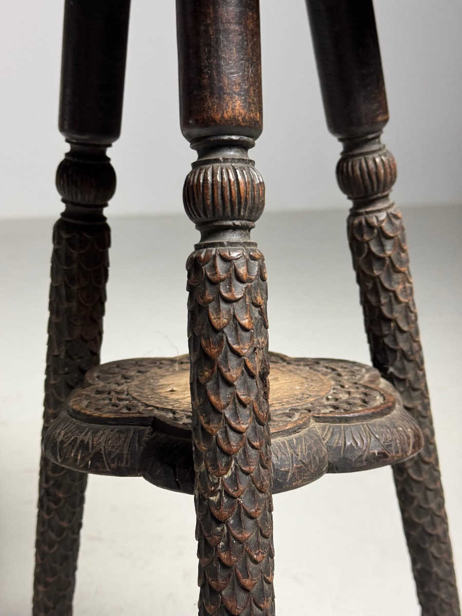 Set Of 2 Asian Side Tables-photo-4