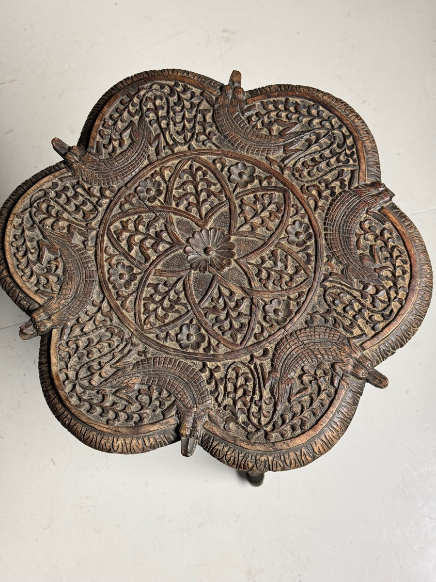 Set Of 2 Asian Side Tables-photo-3