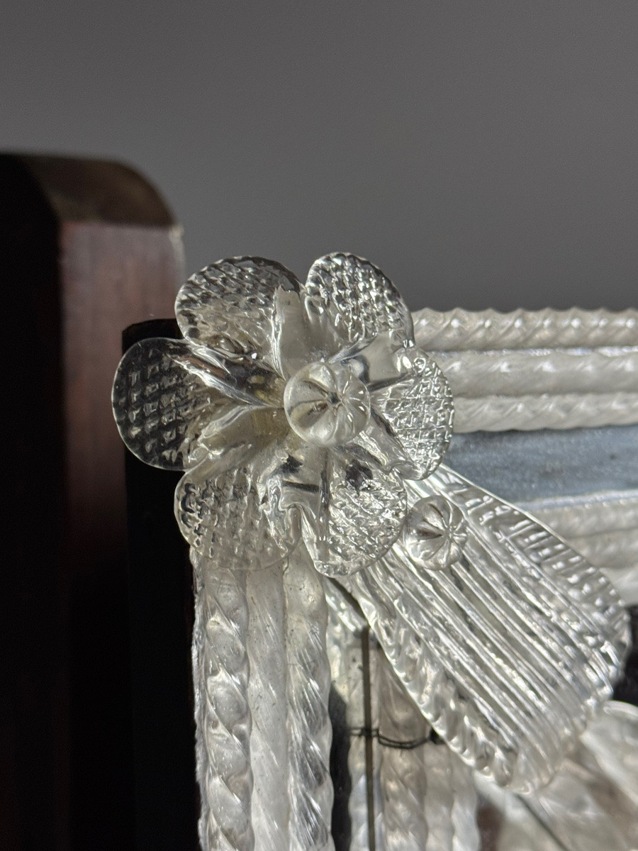 Miroir vénitien des années 1950, en verre-photo-2