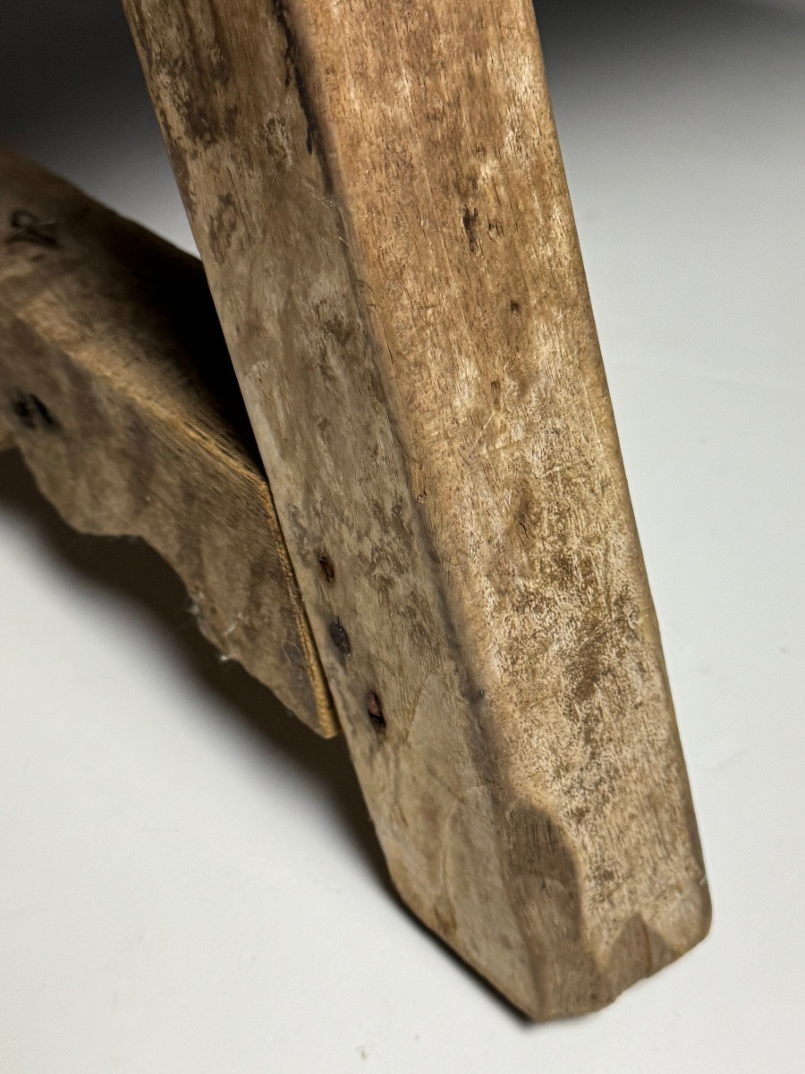 Banquette espagnole du XVIIIe siècle longue-photo-6