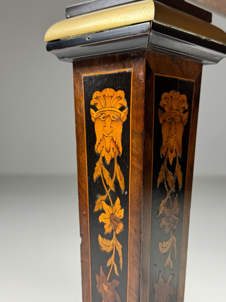 19th-century French Marquetry Gaming Table-photo-7