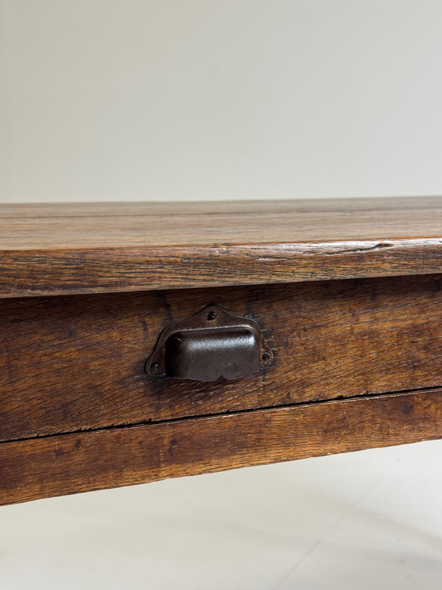 Antique French Dining Table From The 19th Century-photo-3