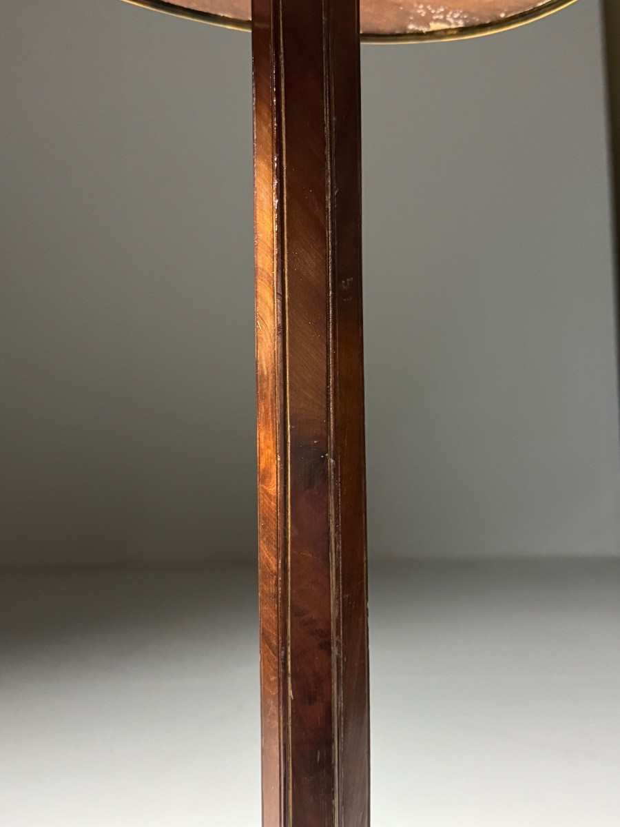Mahogany Candlestick, 19th Century-photo-8