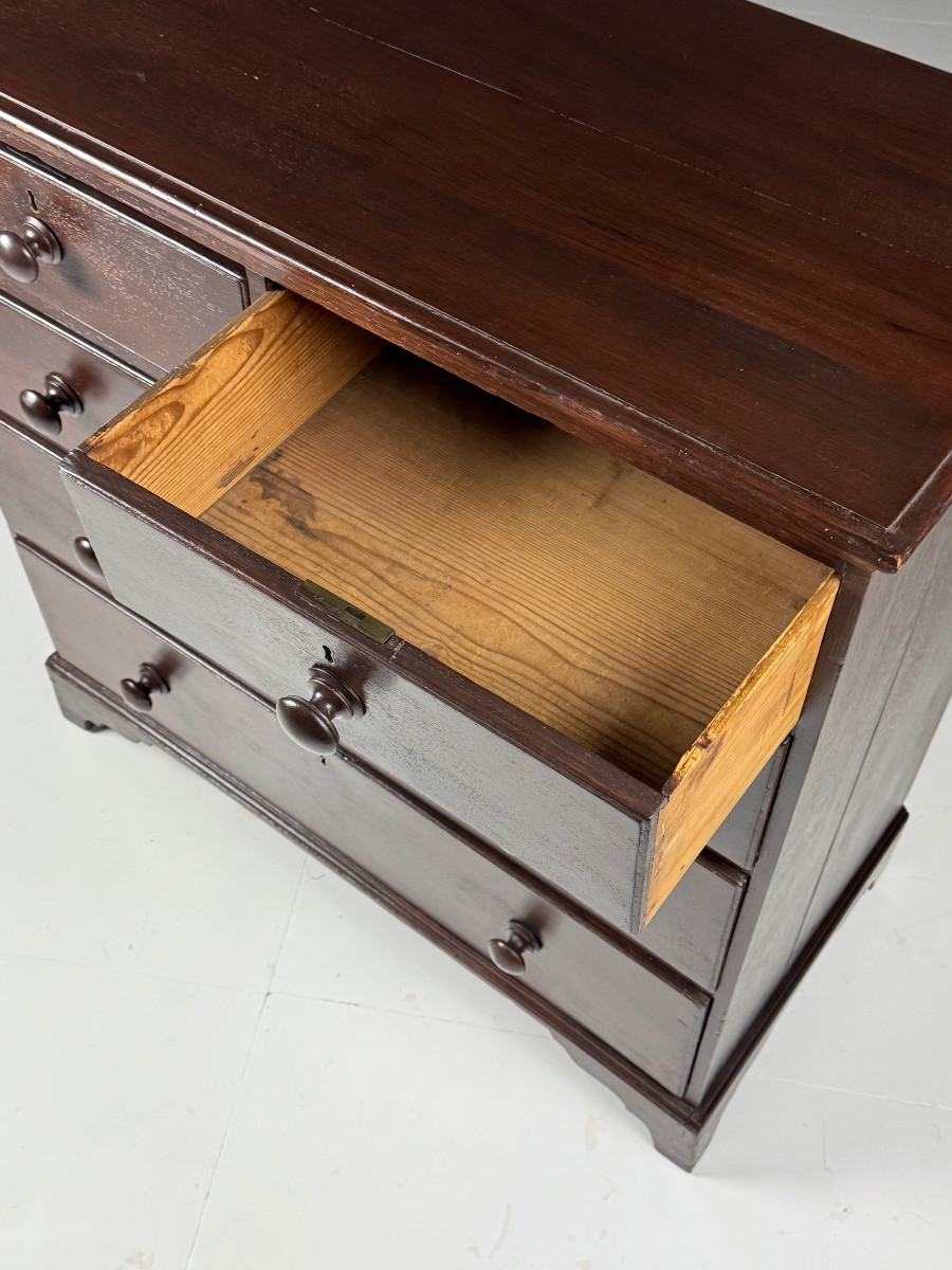 Commode anglaise ancienne du XIXe siècle-photo-2