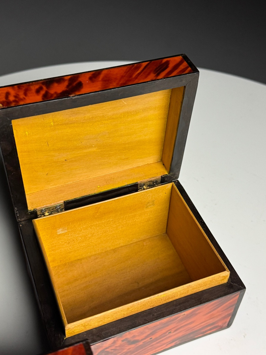 Boîte à bijoux, 1920-1940, écaille de tortue-photo-6