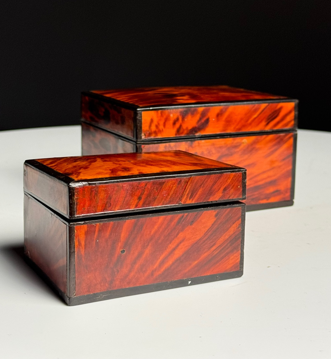 Boîte à bijoux, 1920-1940, écaille de tortue