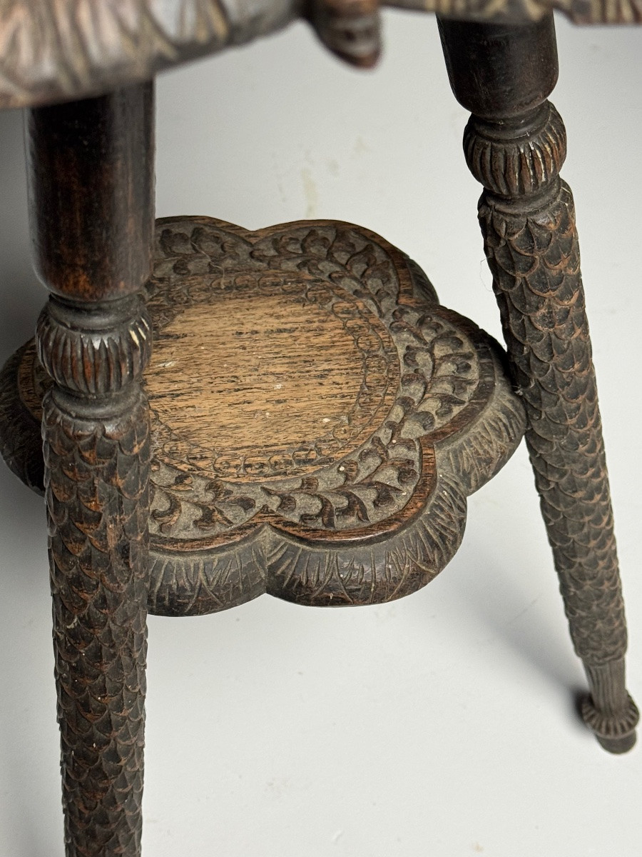 Set Of 2 Indian Side Tables -photo-3