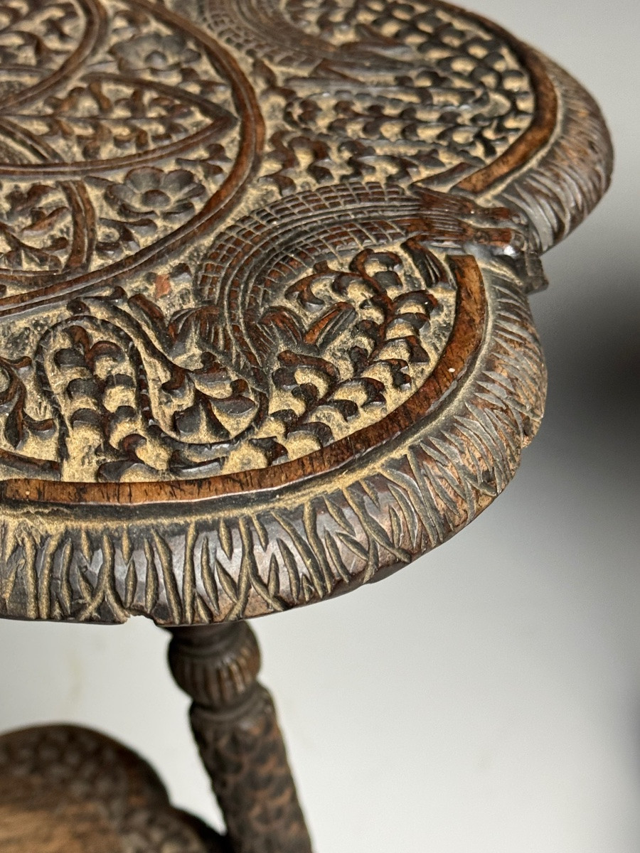 Set Of 2 Indian Side Tables -photo-7