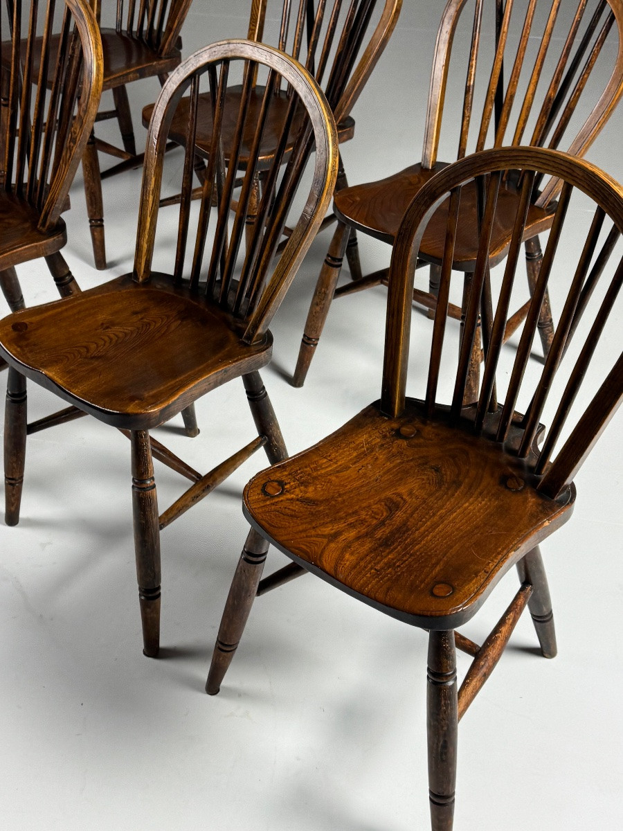 Lot de 4 chaises Windsor-photo-2