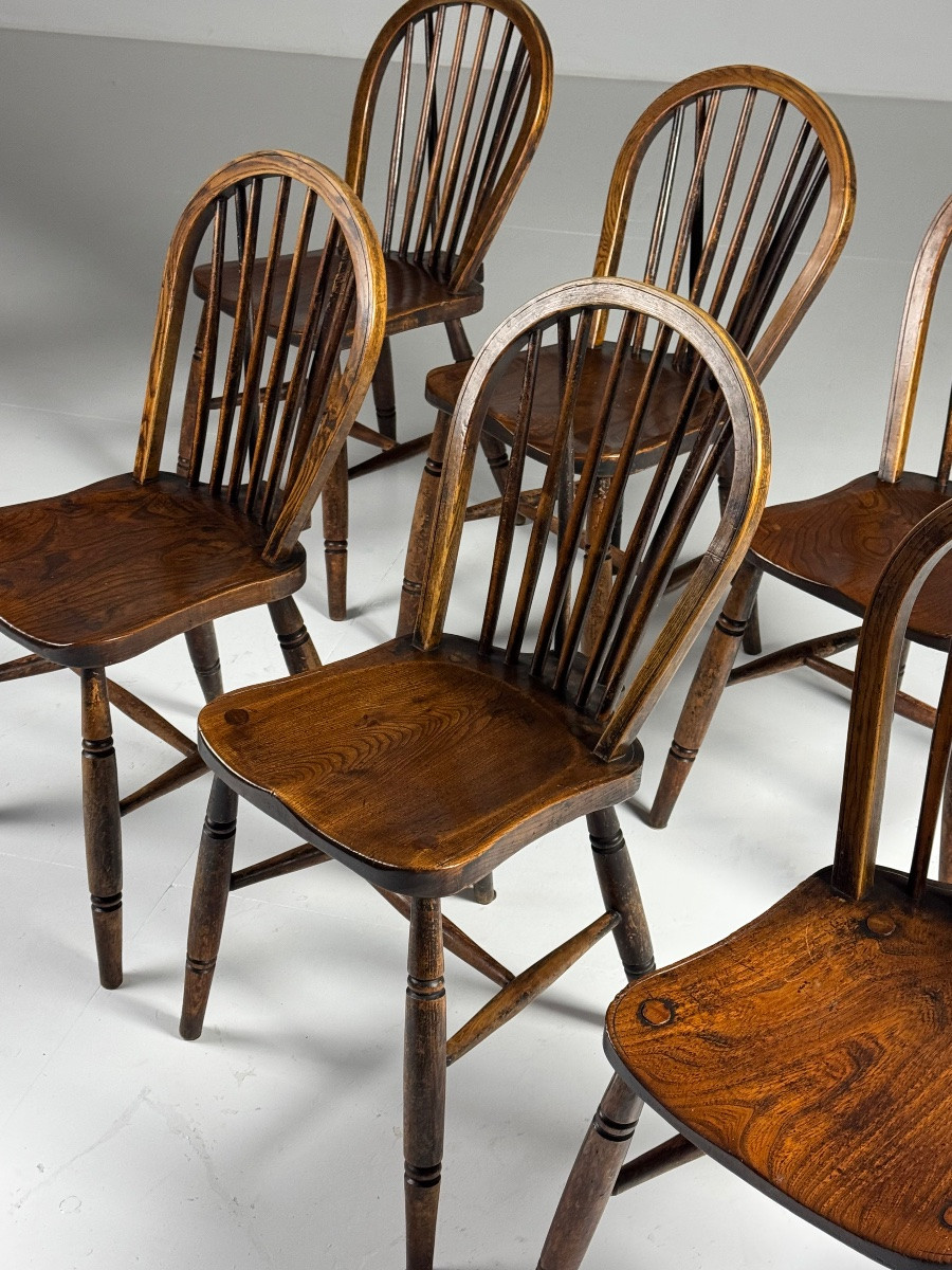 Lot de 4 chaises Windsor-photo-3