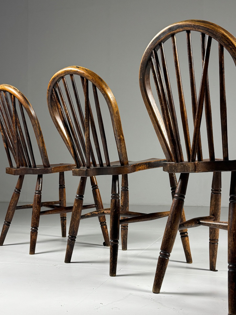 Lot de 4 chaises Windsor-photo-5