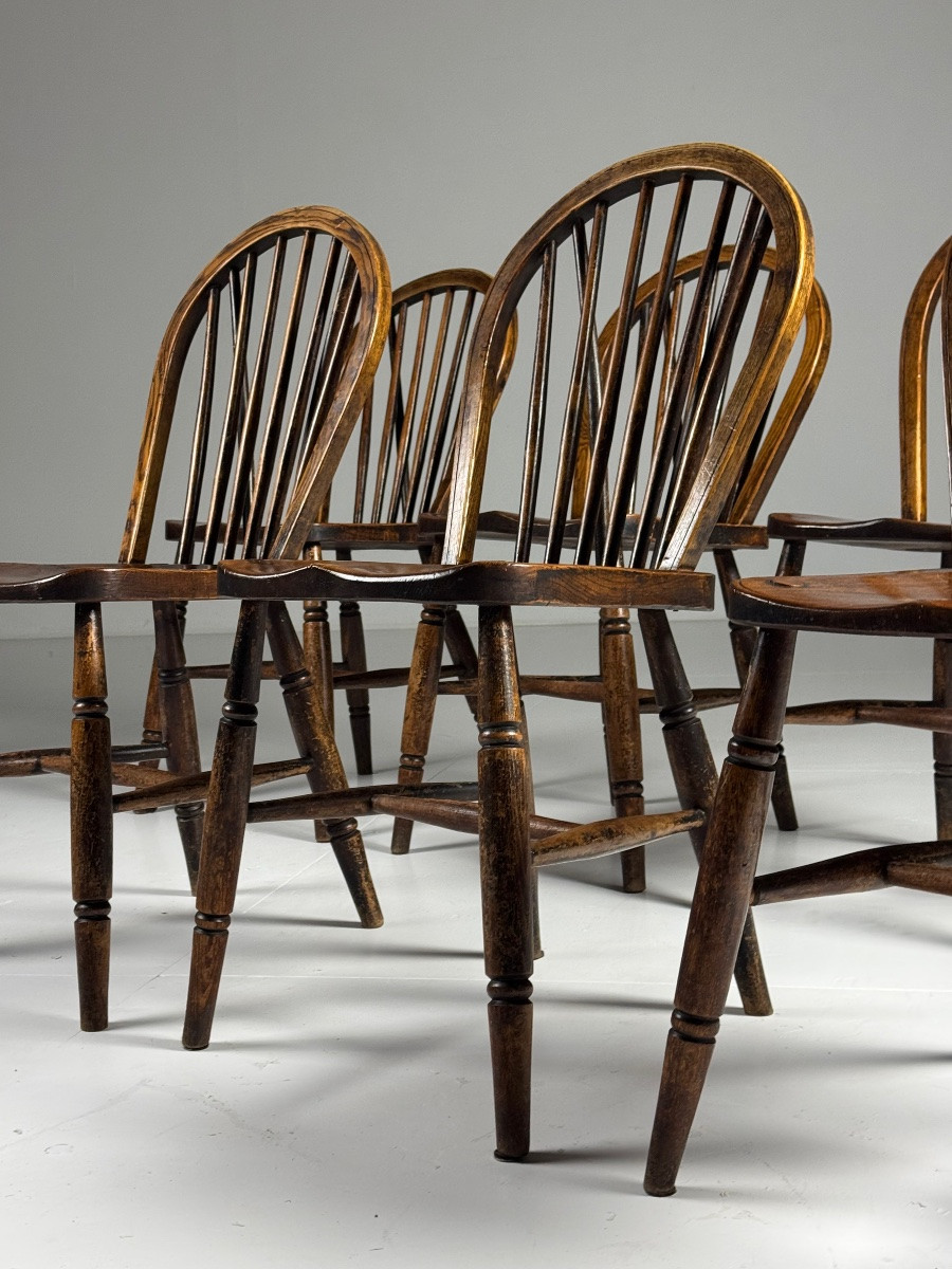 Lot de 4 chaises Windsor-photo-8