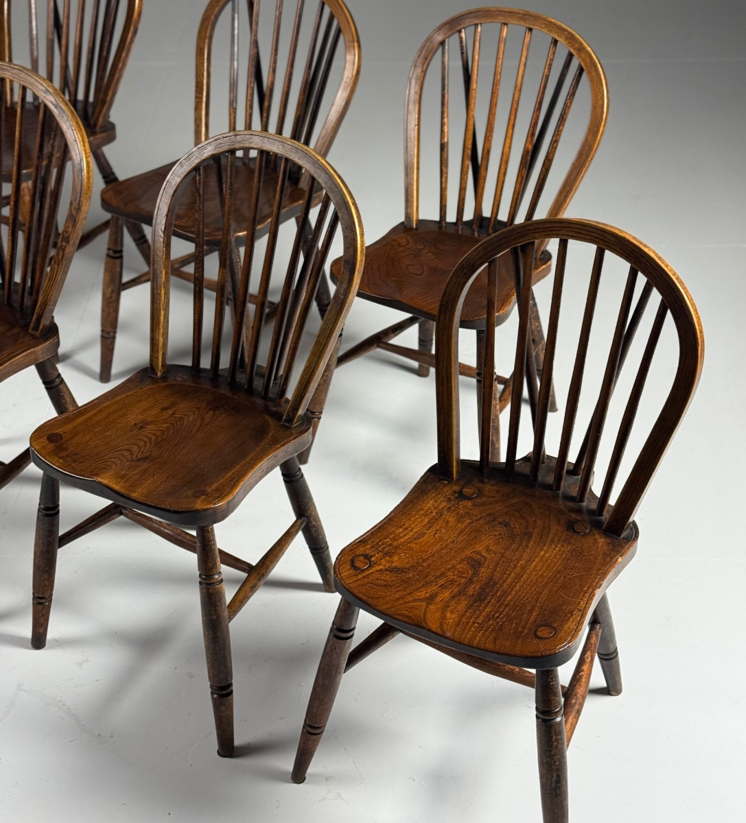 Lot de 4 chaises Windsor