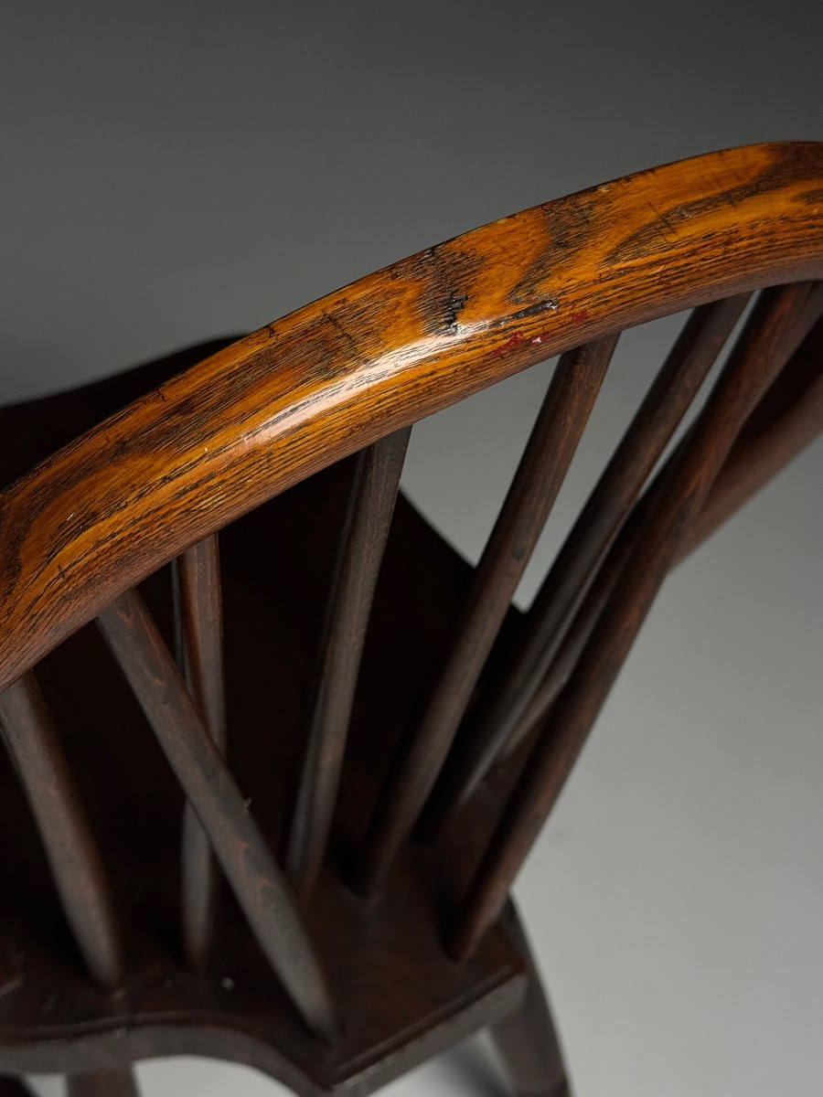 Set Of 4 Windsor Dining Chairs-photo-4